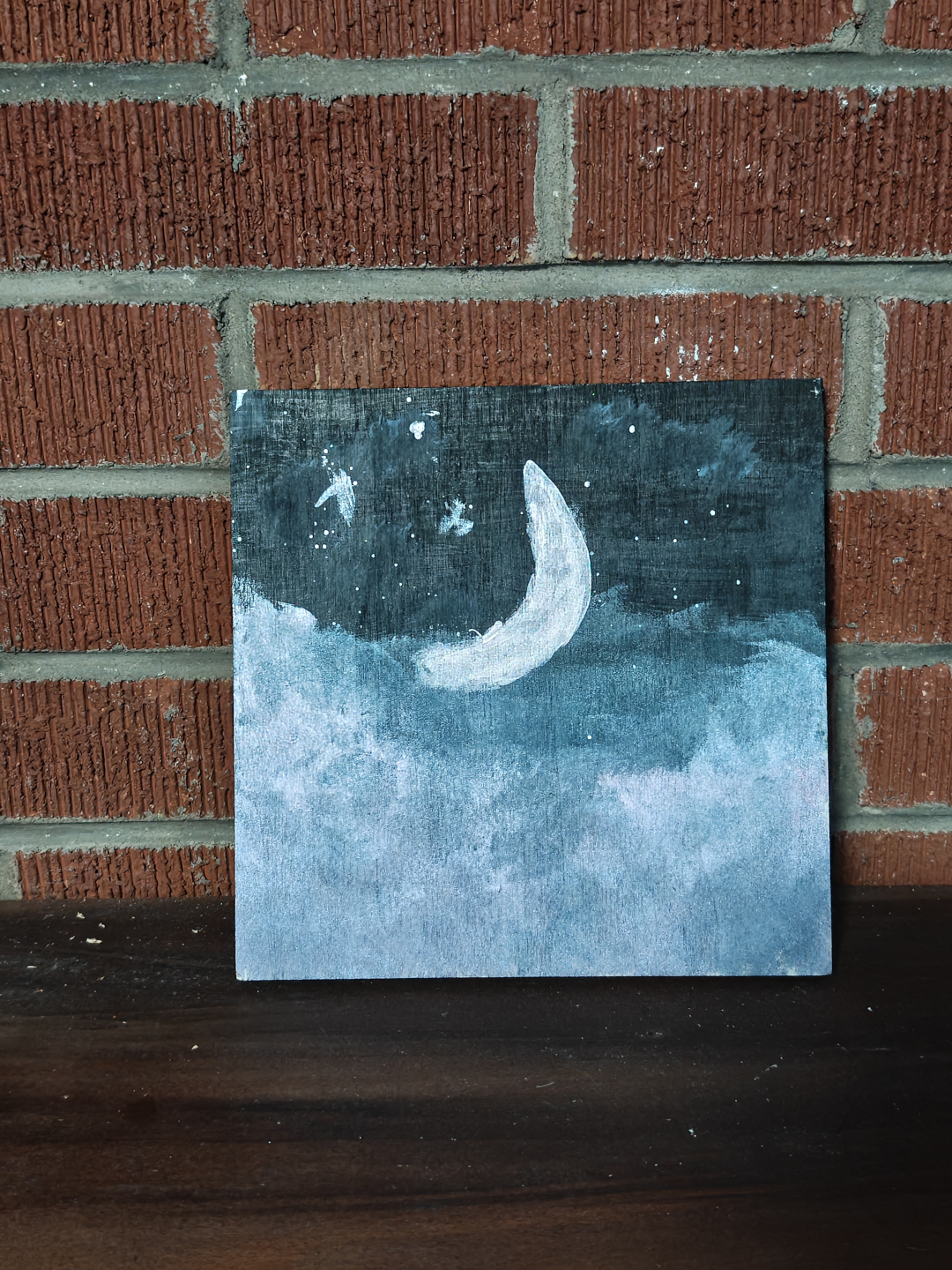 "Cloudy Night" - Custom Painting by Local Artist
